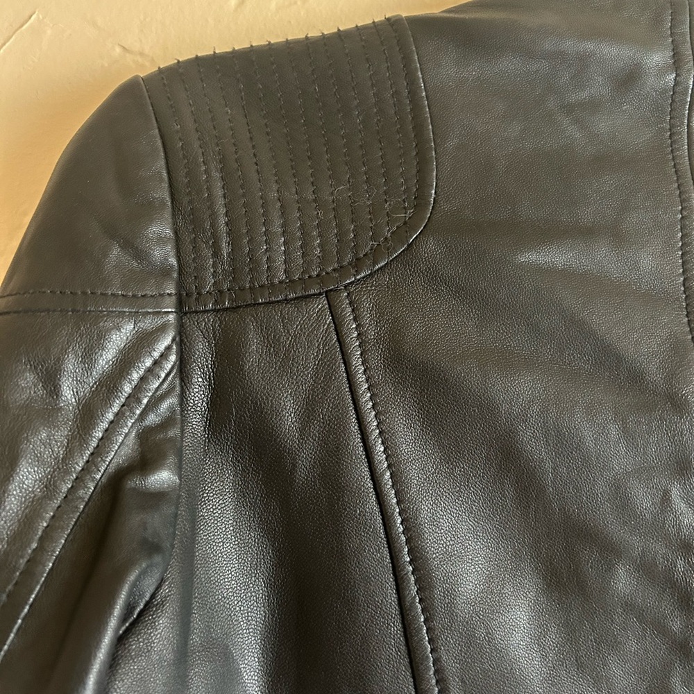 Halogen Leather Jacket - image 3